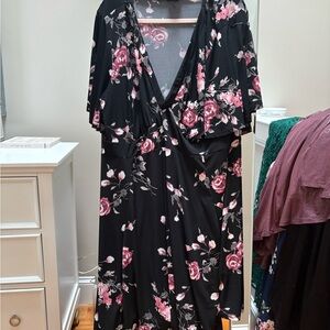 Floral V-Neck Dress